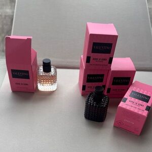 Valentino Born in Roma perfume sets ( 5 travel size bottles)